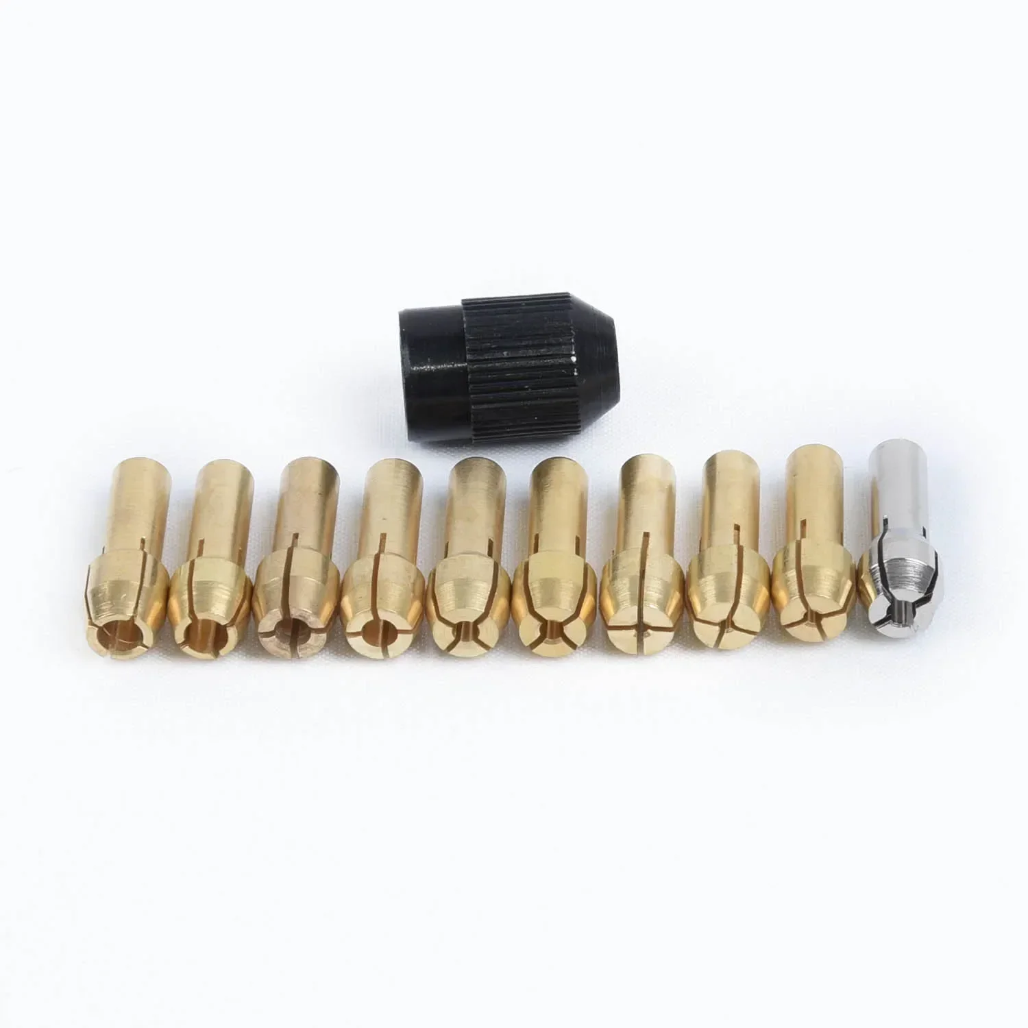 10Pcs Mini Drill Chuck Adapter 0.5-3.2mm Electric Grinder Drill Collet Quick Change Chuck For Power Rotary Accessories NEW