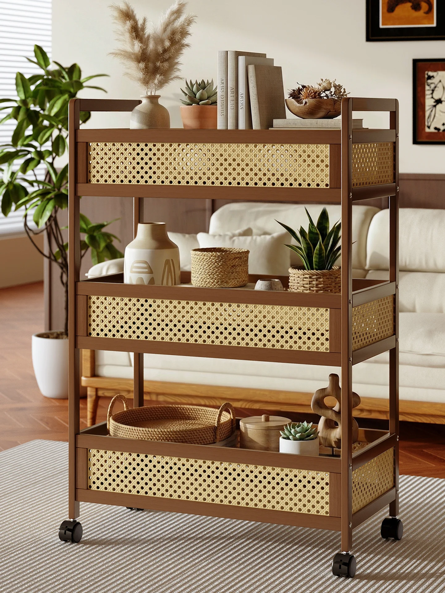 mobiletto-laterale-per-divano-da-soggiorno-scaffale-multiuso-in-legno-con-ruote-scorrevoli-e-base-antiscivolo