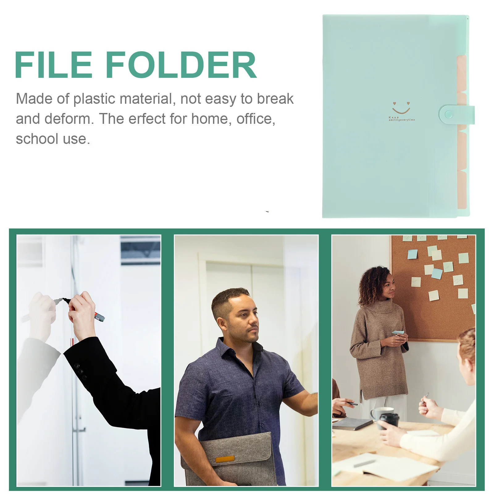 

Папка-органайзер на 5 отделений, пластиковая, расширяющаяся, с застежкой-кнопкой, для документов, бумаг, для офиса, школы, путешествий