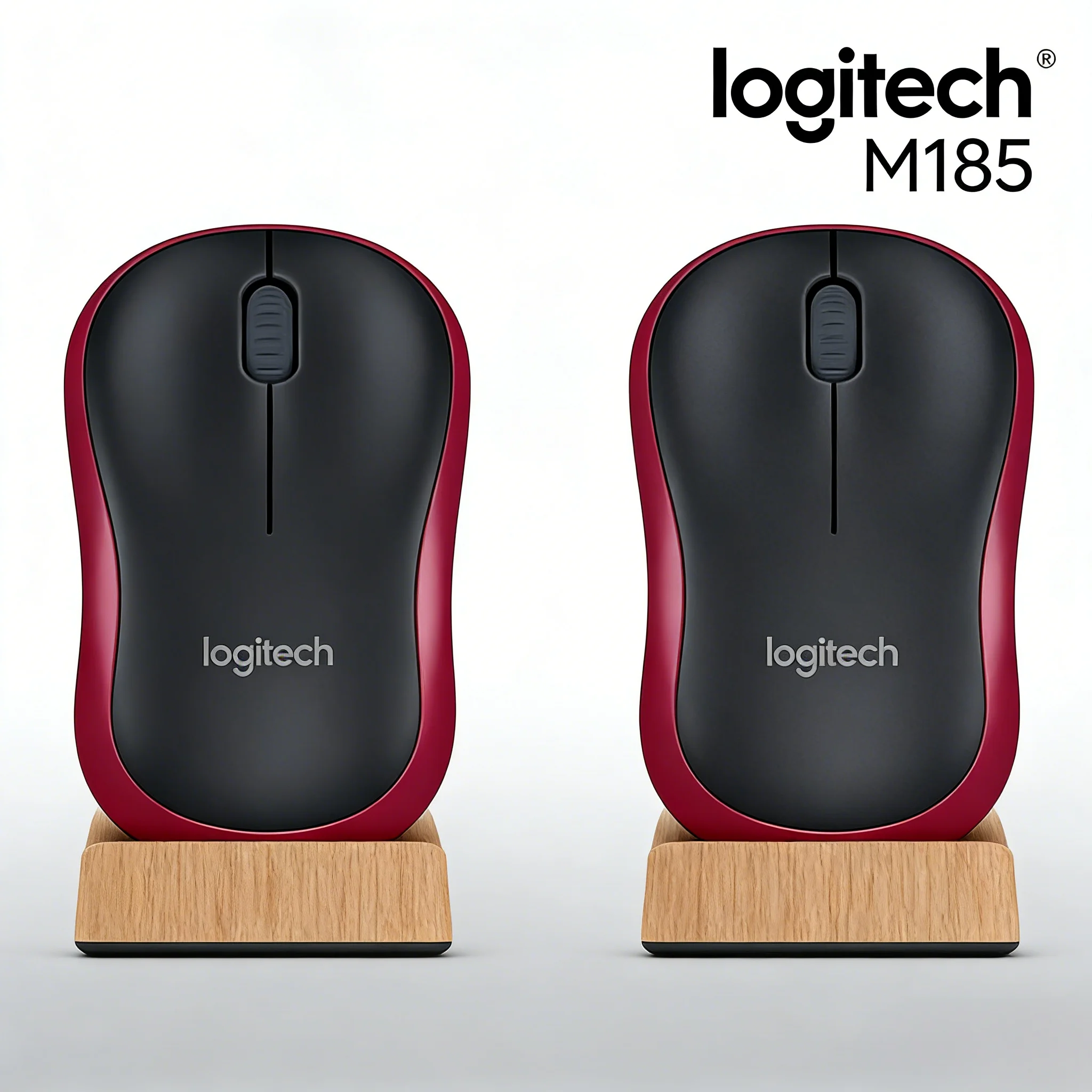 

Беспроводная мышь M185 для левшей и правшей, симметричная, обтекаемая конструкция, портативная, для офиса