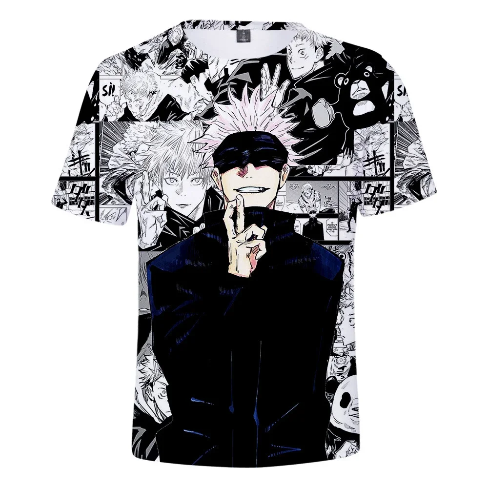 

2024 New Men's T-Shirt Fashion Harajuku Anime Men's Casual Oversized T-Shirt Crew Neck 3d Print Mens Breathable Sweatshirt