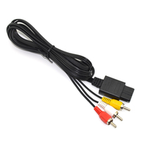 High quality Audio Video AV RCA Video 3RCA For NGC/N64/SNES  Plug Cable Game equipment accessories