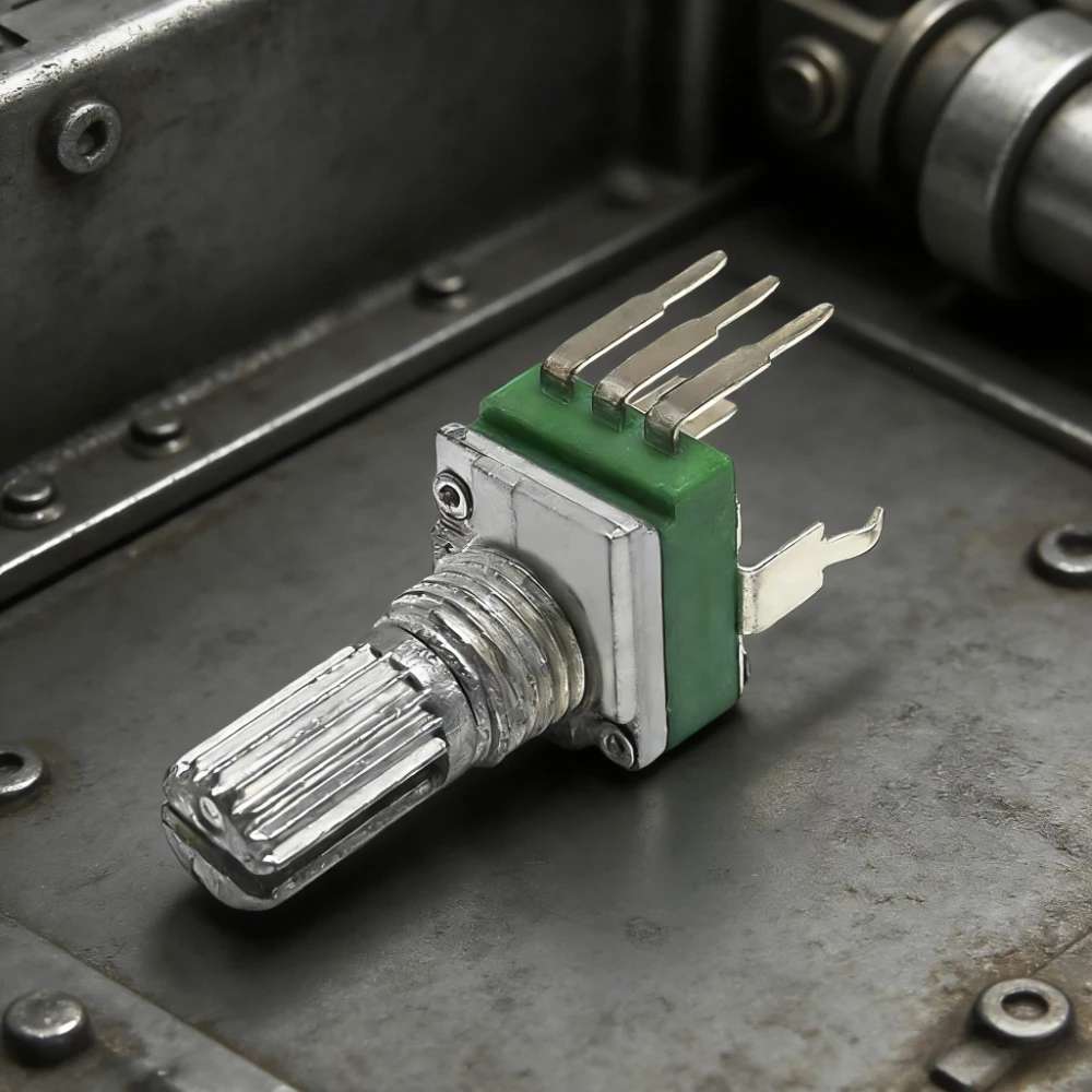 20PCS RK097 Potentiometer Vertical Single Link  B2K 5K 10K 20K 50K 100K 500K 1M Ohm 15mm Gearless 3Pin