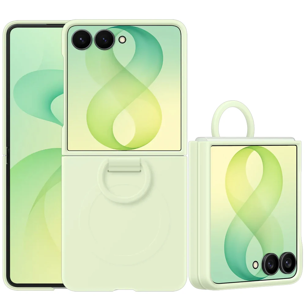 Oryginalne etui Samsung do Galaxy Z Flip8 z silikonowym pierścieniem i magnesem, ochronne etui na smartfon, łatwe do przenoszenia EF-EF776 — zdjęcie produktu 4
