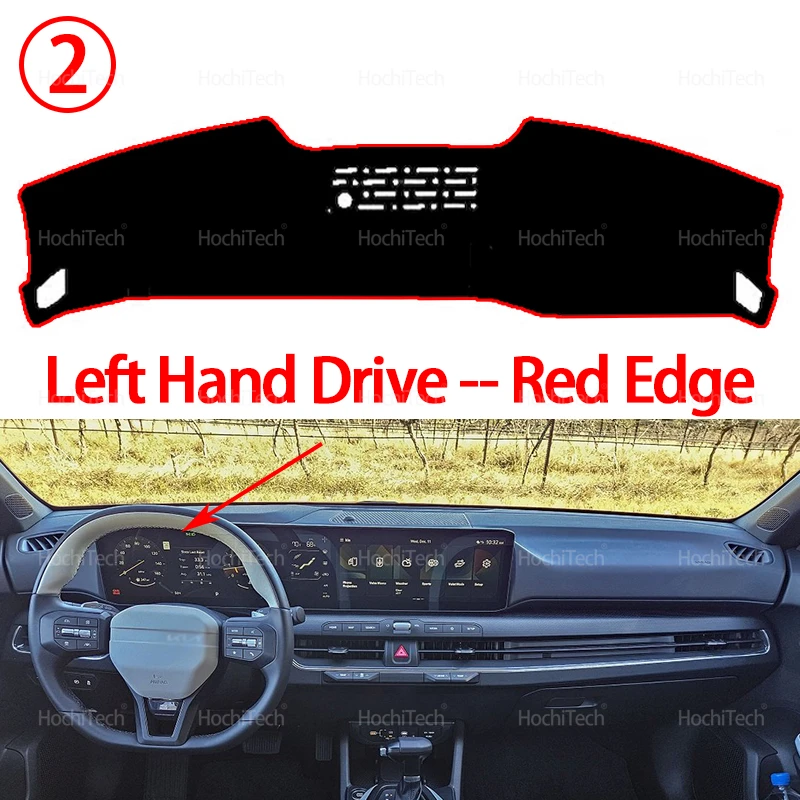 Auto-Armaturenbrett-Abdeckung, rutschfeste Matte, Schutzpolster, Sonnenschutz, Teppich, Teppich, Armaturenbrett-Matte für Kia K4 CL4 LX GT-Line 2024 2025-Present – Detail 10
