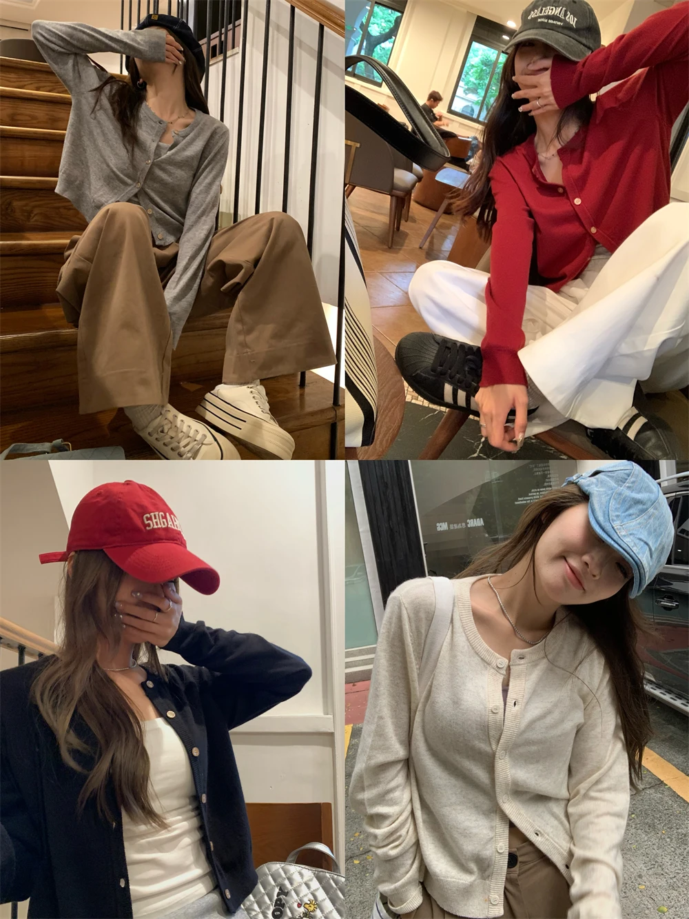 

Comfortable round Ne Knitted Sweater Women's Loose Slim Fit Long Sve Soft Skin-friendly Versatile Spring Autumn Top