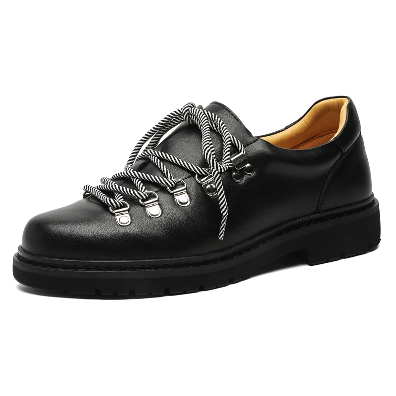 

Дизайнерские персонализированные модные мужские повседневные кожаные туфли из замши в британском стиле с разноцветными шнурками, мокасины-дерби