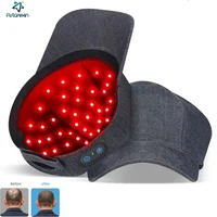 Gorro de crecimiento del cabello con luz roja, luz LED para la salud, antipérdida de cabello, ansiedad, Reduce la migraña, cuero cabelludo, relajación, calefacción, promueve el metabolismo del cuero cabelludo