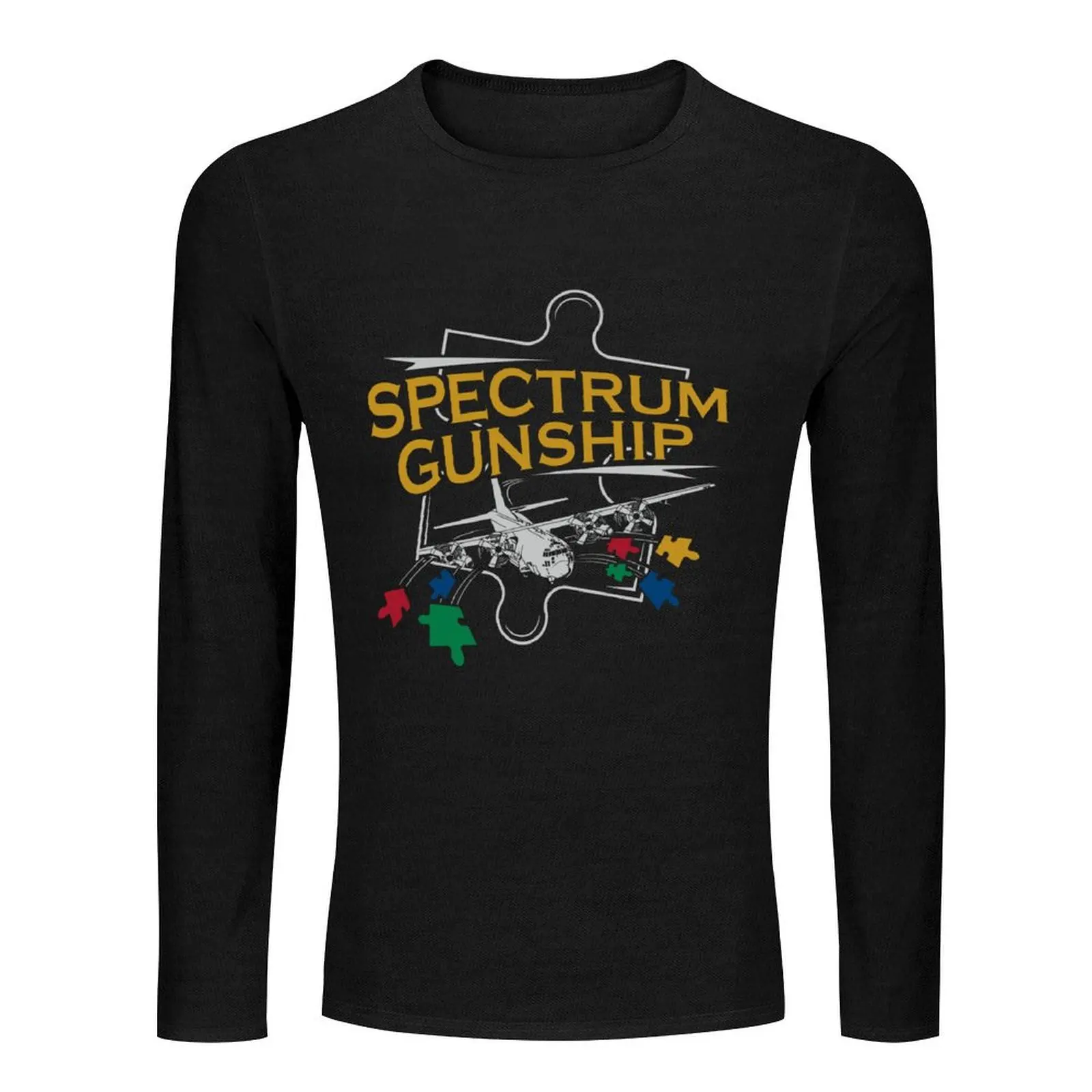 Unsubscribe Podcast Merch Spectrum Gunship Long T-Shirt plus size tops Men's t-shirts