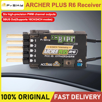 FrSky ARCHER PLUS R6 Receiver 6 high-precision PWM channel receivers ACCESS and ACCST D16 modes SBUS Out port