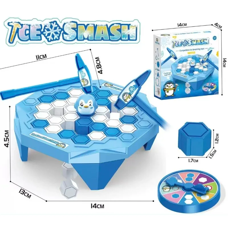 Mini Ice Breaking Penguin Saves Little Penguin Ice Knocking Game Children's Desktop Interactive Competition Parent Child Toys