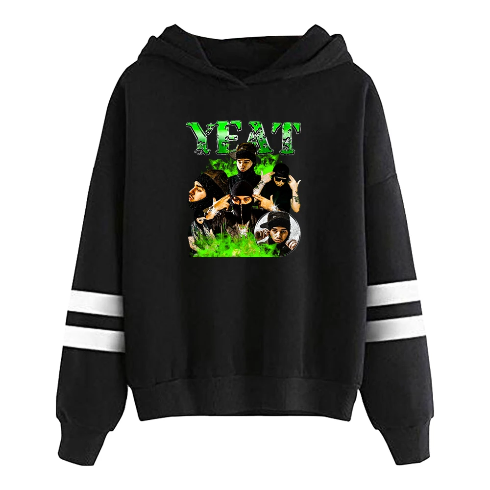 

Yeat Rapper Hoodie 2 Alive Tour Vintage Merch Parallel Bars Sleeve Streetwear Women Men Hooded Sweatshirt 2023 Hip Hop Clothes