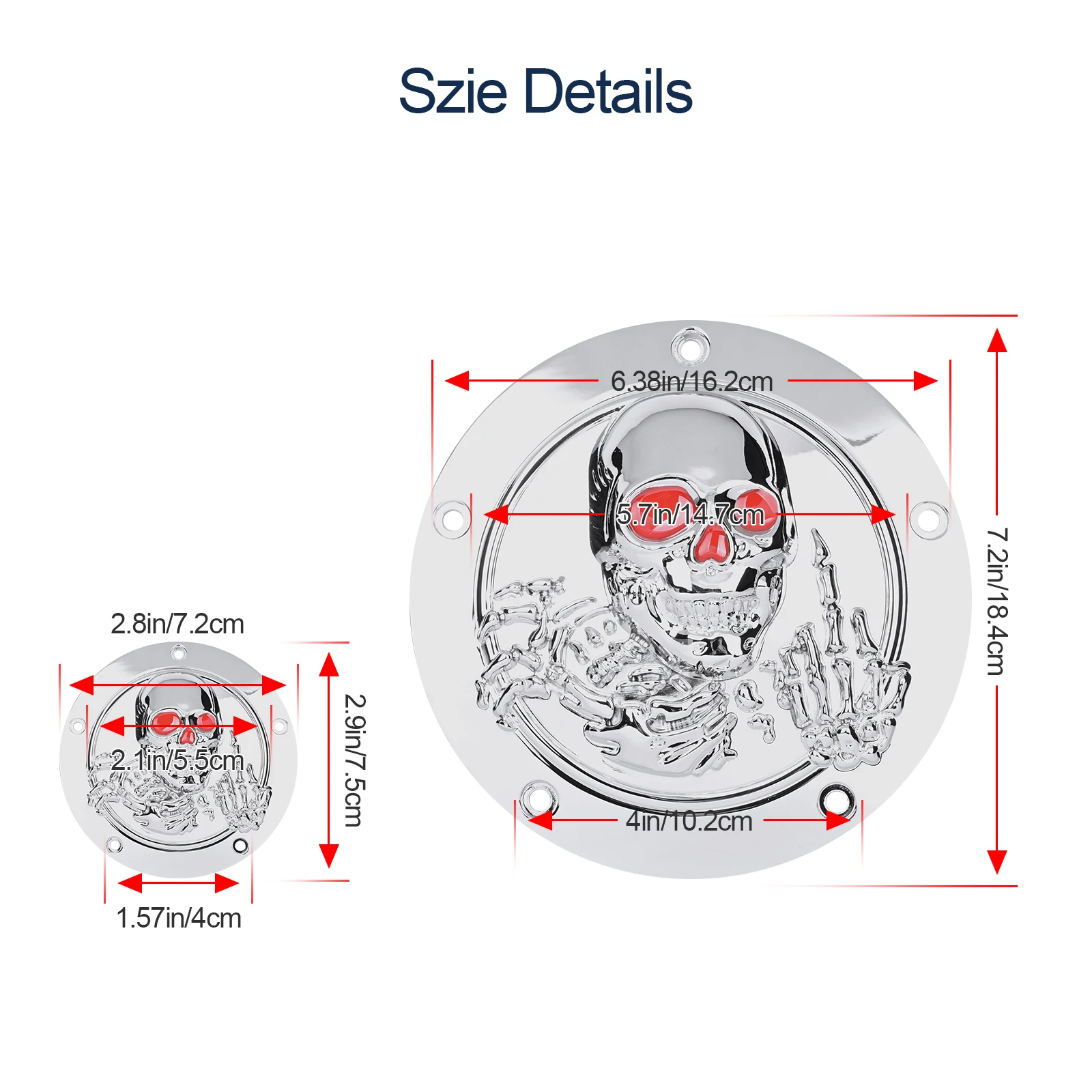 Derby Engine Timing Cover Skeleton 3D CNC 5 Hole for Harley Big Twin Cam Touring Road King Electra Glide Motorcycle Parts