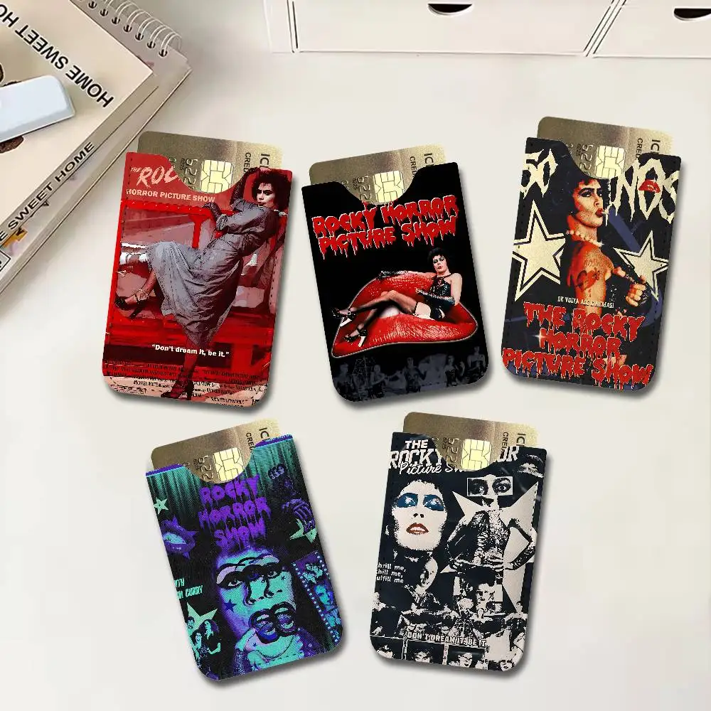 Cult Musical The Rocky Horror Picture Show Universal PU Leather Slim Card Wallet, ID Credit Card Organizer, Compact Portable