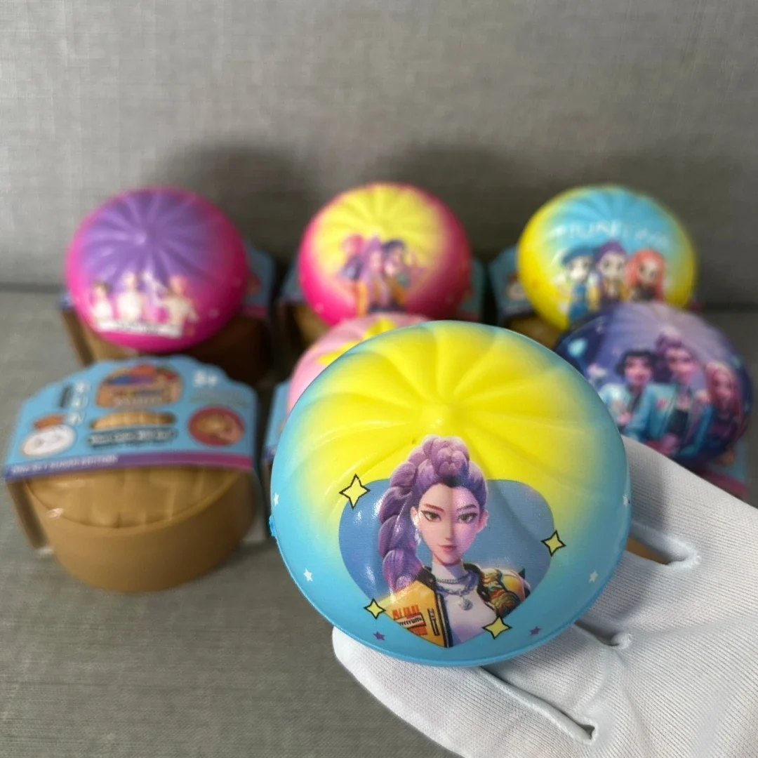New style Witch Hunter Squishy Dumpling Rumi Decompression Toy Cartoon Movie Squeeze Fidget Ornament Anti Stress Desk Decor