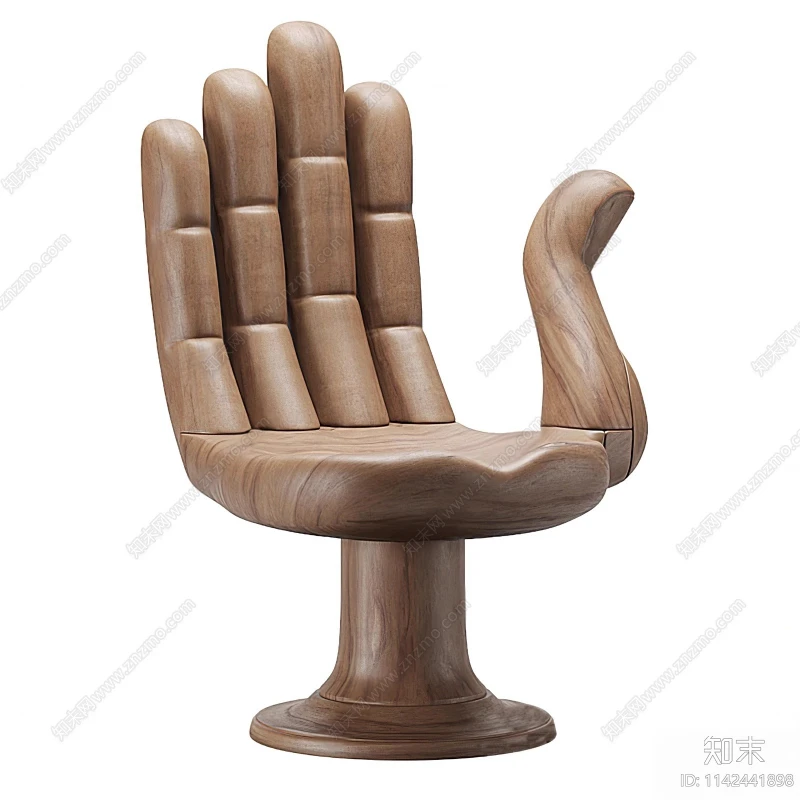 Medieval style finger chair designer Internet celebrity living room studio leisure chair FRP special-shaped Furniture Home