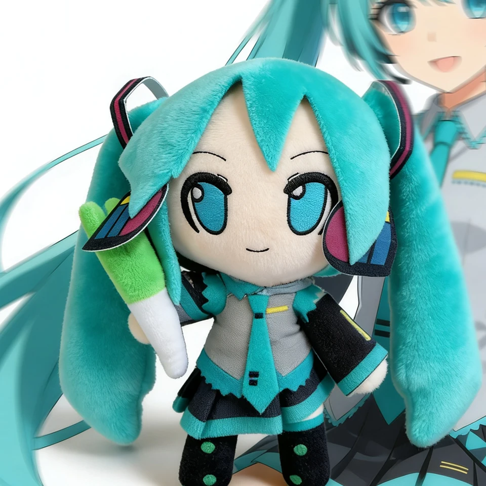 *** NIEUWE Hatsune Miku Fufu Pluche Pop Fuwafuwa Anime Kawaii Leuke Cool Speelgoed Poppen Pluche Kamer Auto Bureau Decor Verjaardagscadeau voor Fan