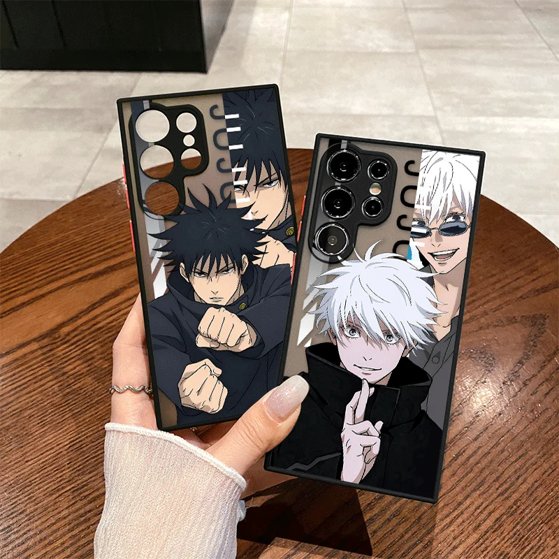 Чехол для телефона Jujutsu Kaisen Satoru Gojo Comics для Samsung Galaxy S25 S24 Fe S23 Ultra S22 Plus S21 FE A71 A73 5G Anime Hard Cover Чехол для телефона Jujutsu Kaisen Satoru Gojo Comics для Samsung Galaxy S25 S24 Fe S23 Ultra S22 Plus S21 FE A71 A73 5G Anime Hard Cover