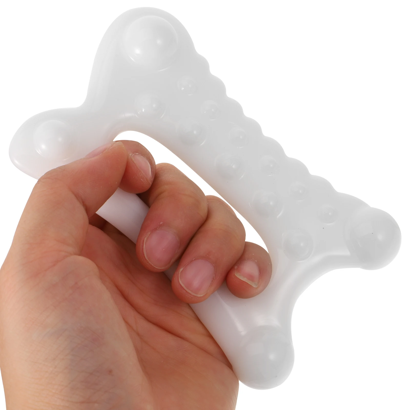 เครื่องนวดหน้ากัวซาเรซิ่นสำหรับใบหน้า คอ และร่างกาย พื้นผิวเรียบเนียน ดีไซน์กันลื่น เครื่องนวดตัวแบบพกพา