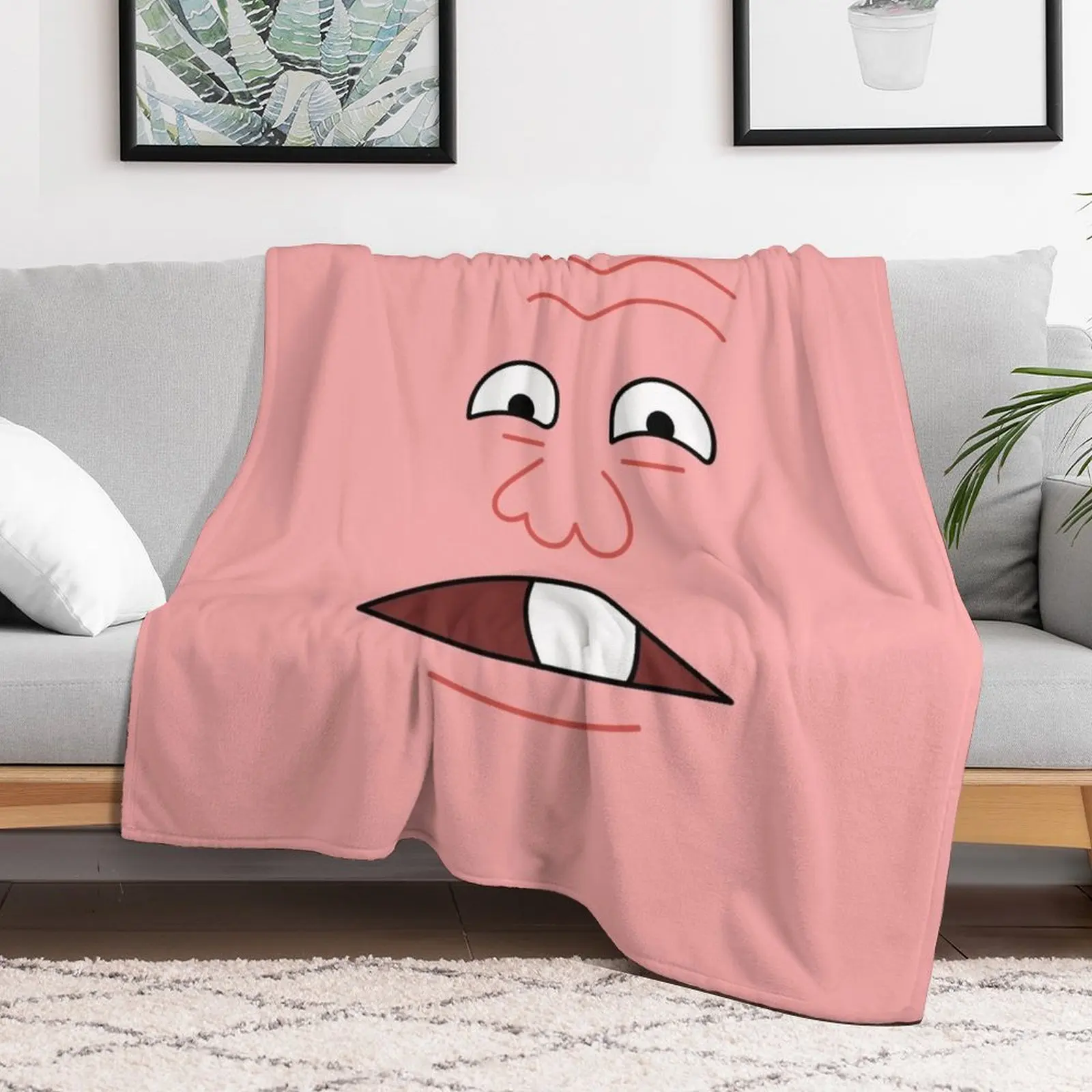 Who you calling Pinhead? - Patrick Throw Blanket Fluffy Cozy Throw Blanket for Home Decor