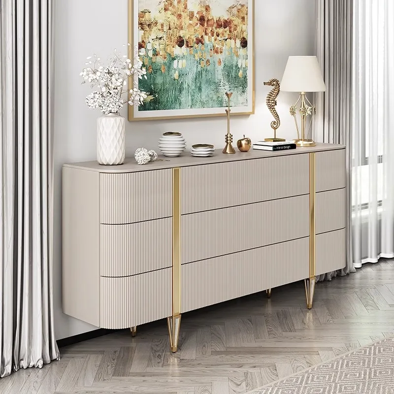 

# Cabinet Luxury Living Room Sideboard Drawer Chest Italian Design Buffet Cabinet For Villa Dining Room