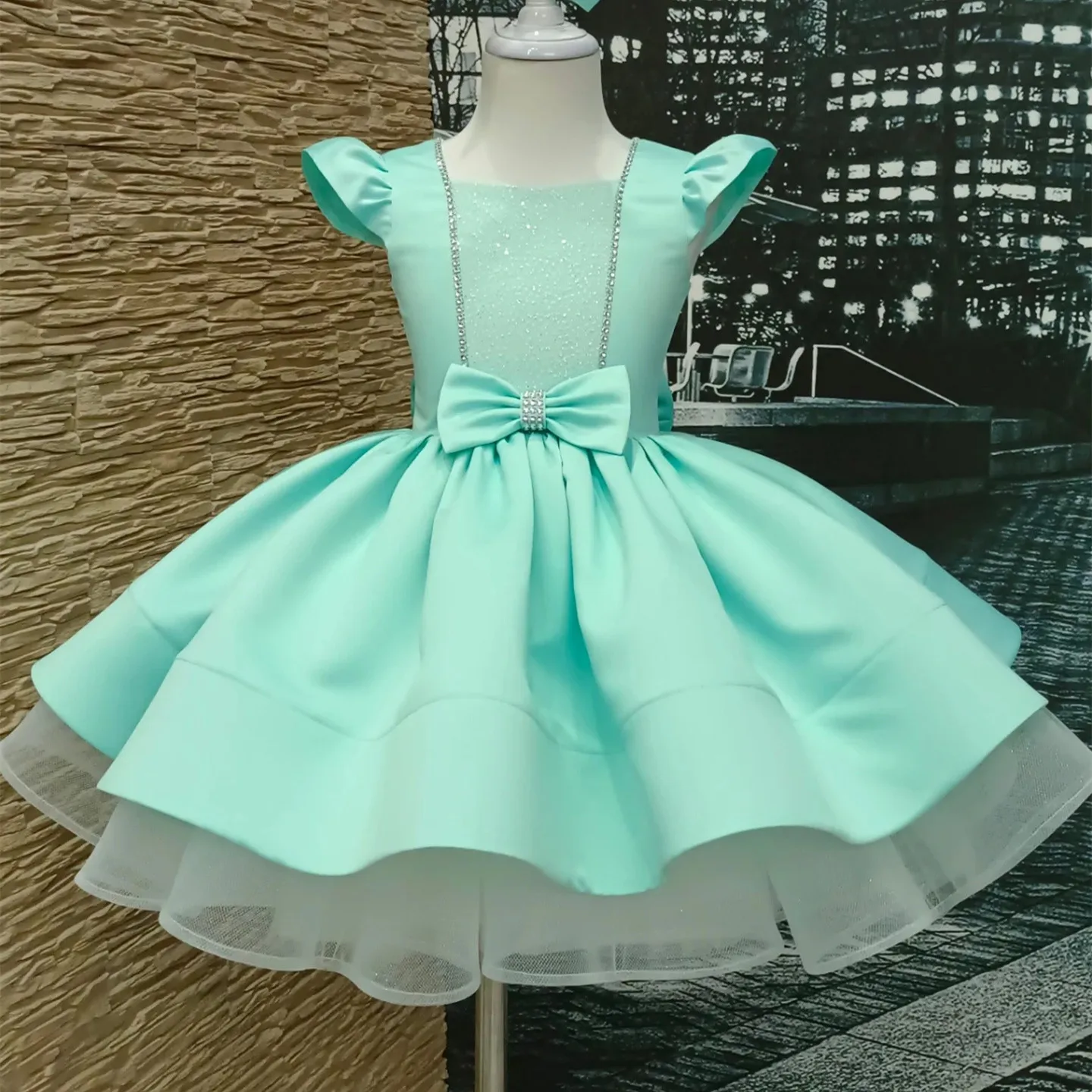 

Нарядное платье принцессы для девочек: пышное платье для дня рождения, выступлений на пианино, детских праздников и праздников Ид