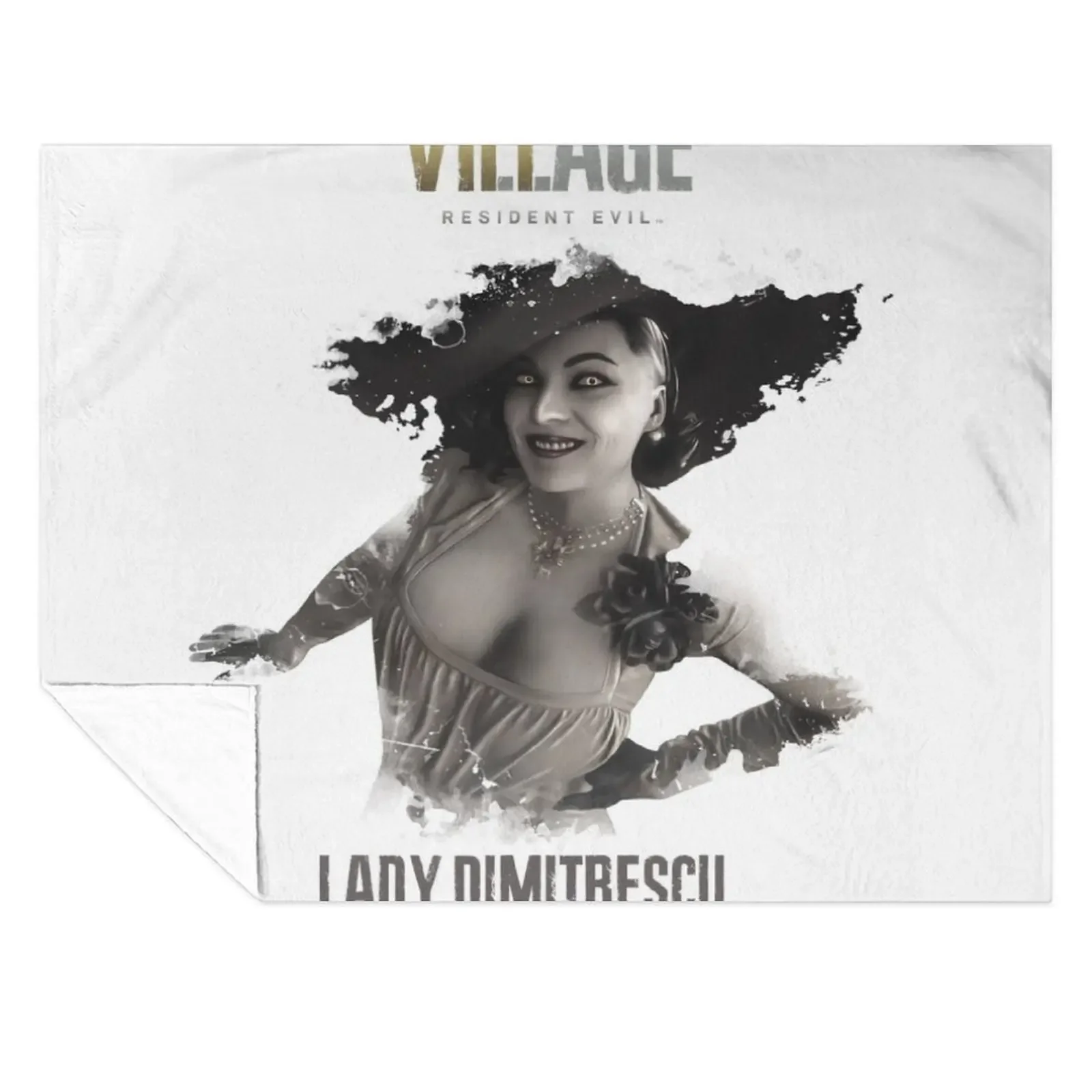 

Lady Dimitrescu RE8 VILLAGE Throw Blanket for babies Decorative Sofa Thermals For Travel Warm Blankets