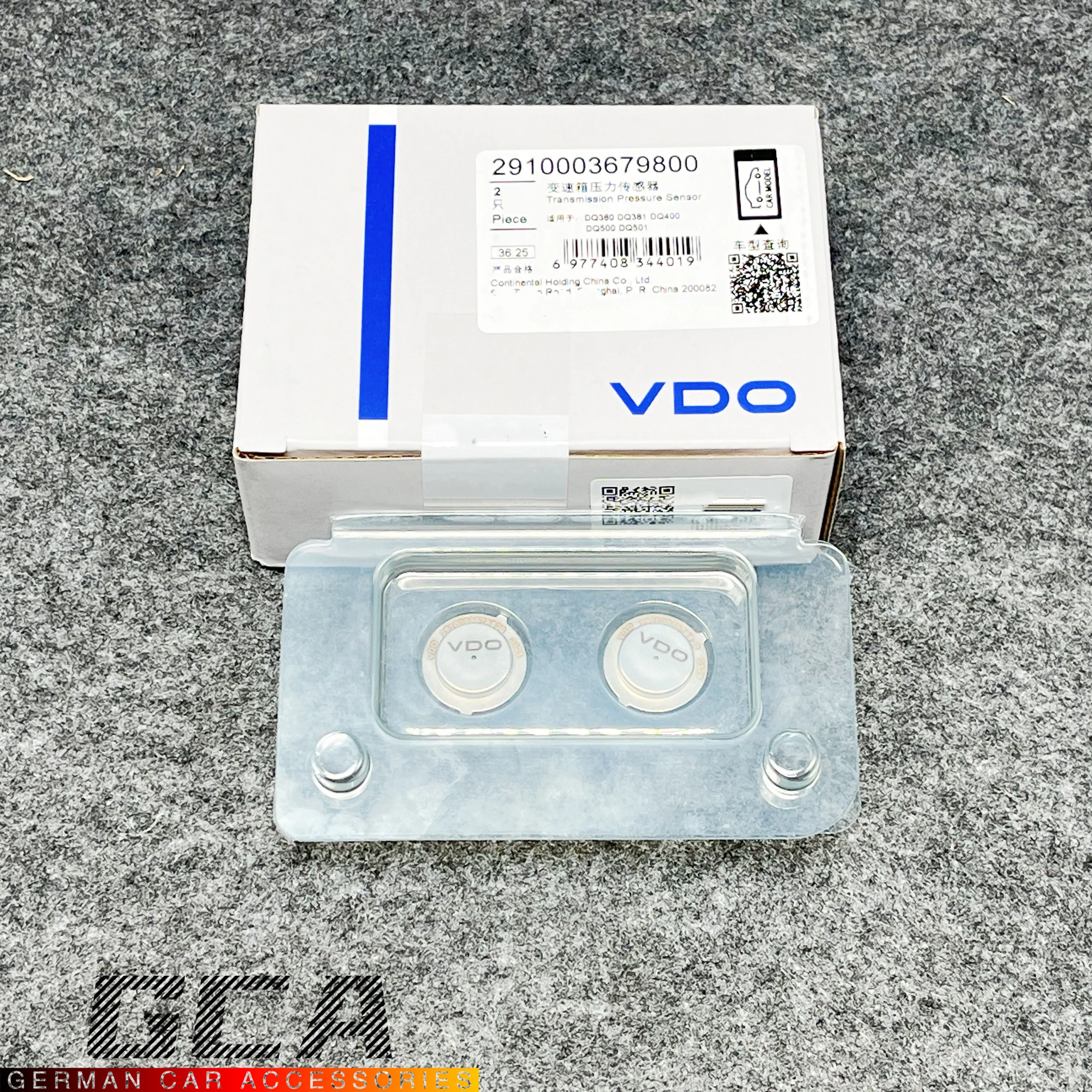 Оригинальный датчик давления VDO DQ500 0DE DQ380 DQ381 0GC TCU TCM для блока управления трансмиссией 725.0 для Audi Q3 A3 VW Tiguan