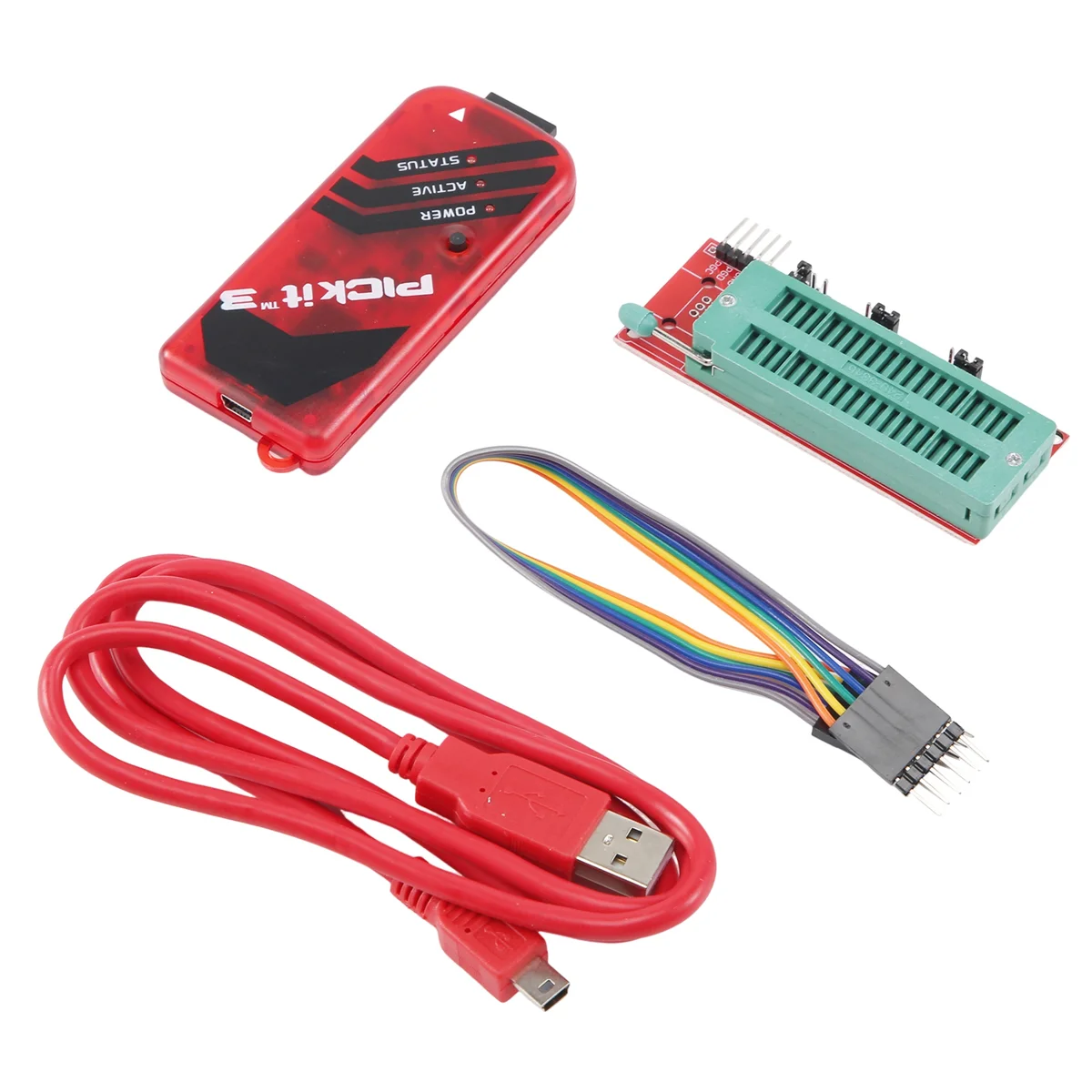 B29C-PICKIT3 Programmer + PIC ICD2 PIC Kit 2/3 Programming Adapter Universal Programmer Seat FZ0508