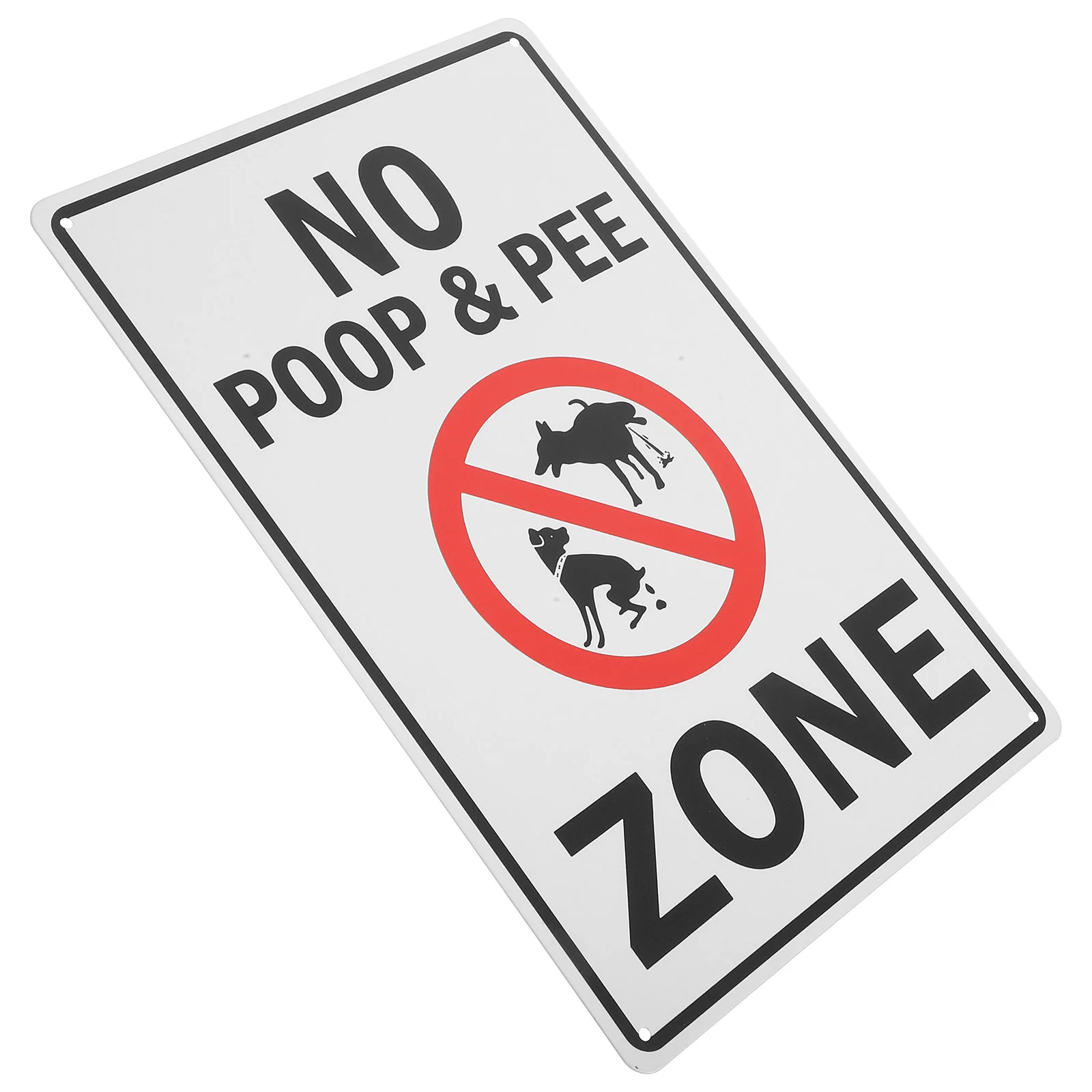 Warnschild „Hund Walking Warm Tip The No Pee or Poop Peeing Pooping Signs Outdoor Iron Child“.