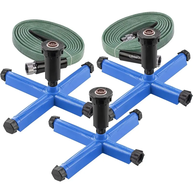 

Orbit 27884Z All in One Above-Ground System Sprinkler, Blue/Gray(Above Ground All-in-One Sprinkler Kit)