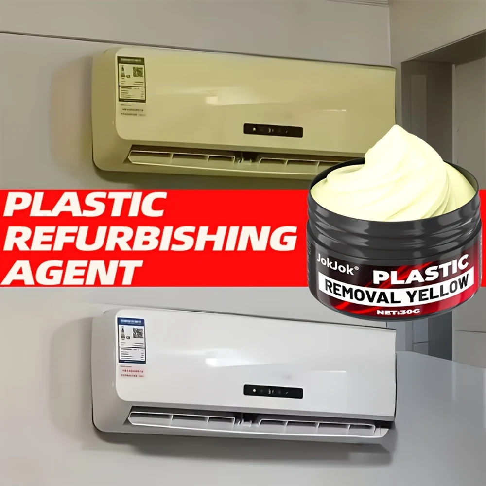 Nouvel Éliminateur de Taches Jaune Multifonctionnel, Très Efficace pour la Rénovation des Articles Ménagers en Plastique comme les Climatiseurs, les Réfrigérateurs