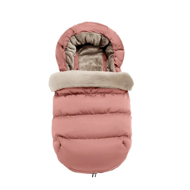 

European and American windproof baby stroller sleeping bag cold-proof universal children's cart fleece thickened