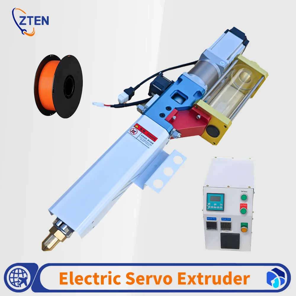 3D Desktop Extruder Machine 6kg/h Vertical Printing Extruder 1200W Injection Molding Machine Plastic ABS PP Pellet Lab Proofer