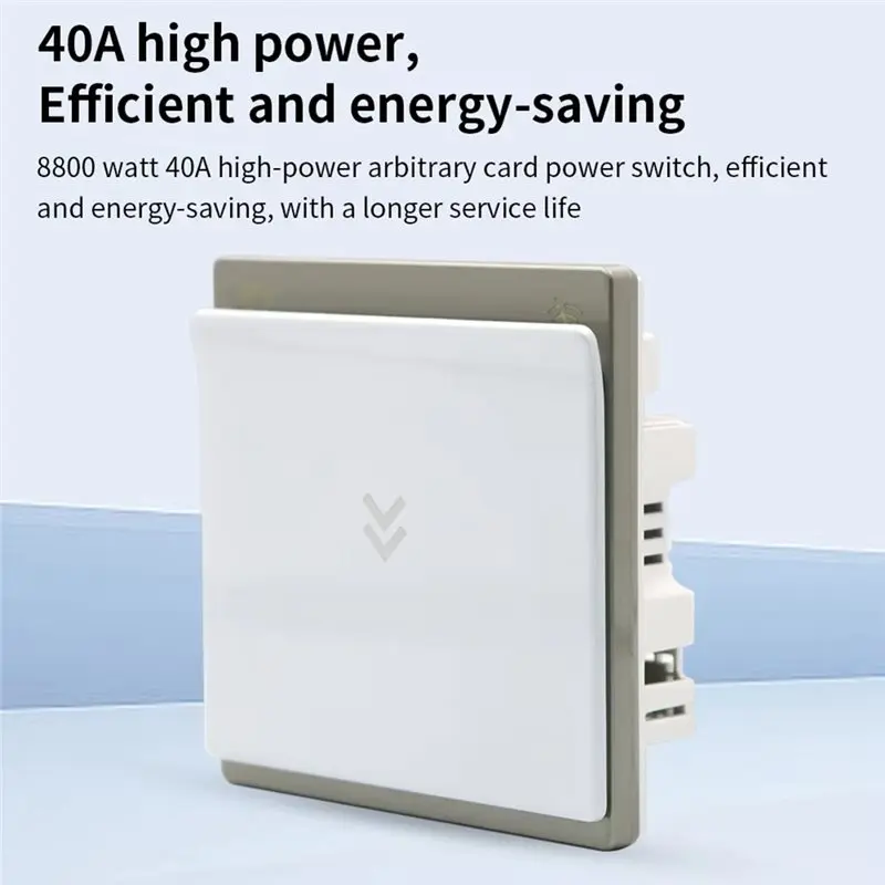 LXYB18B Ttholte APP RFID Card Power Switch, Any Card Power Switch, 2.4G Wifi 13.56Mhz Delayed Switch, Card Energy-Saving Functio