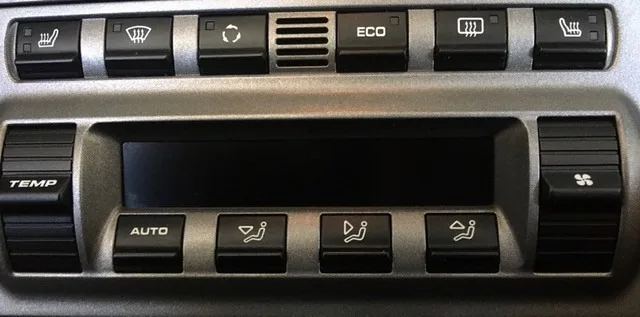 Juego de botones de Control de clima HVAC A/C para Porsche 987,1 987,1C Cayman Boxster S/para Porsche 997,1 Carrera 911 Targa Turbo