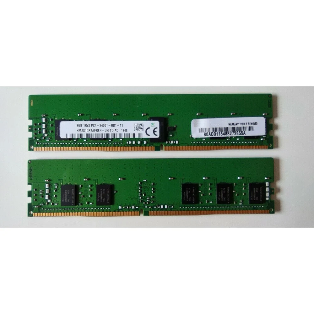 1 Pcs For SK Hynix RAM 8GB 1RX8 PC4-2400T-RD1-11 DDR4 2400 Server Memory HMA81GR7AFR8N-UH