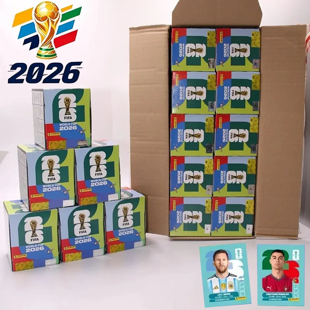 In Stock 2026 FIFA World Cup Sticker Pack Panini Soccer Card Panini Cards Soccer Memorabilia Collection Football Cards for Fans view 6