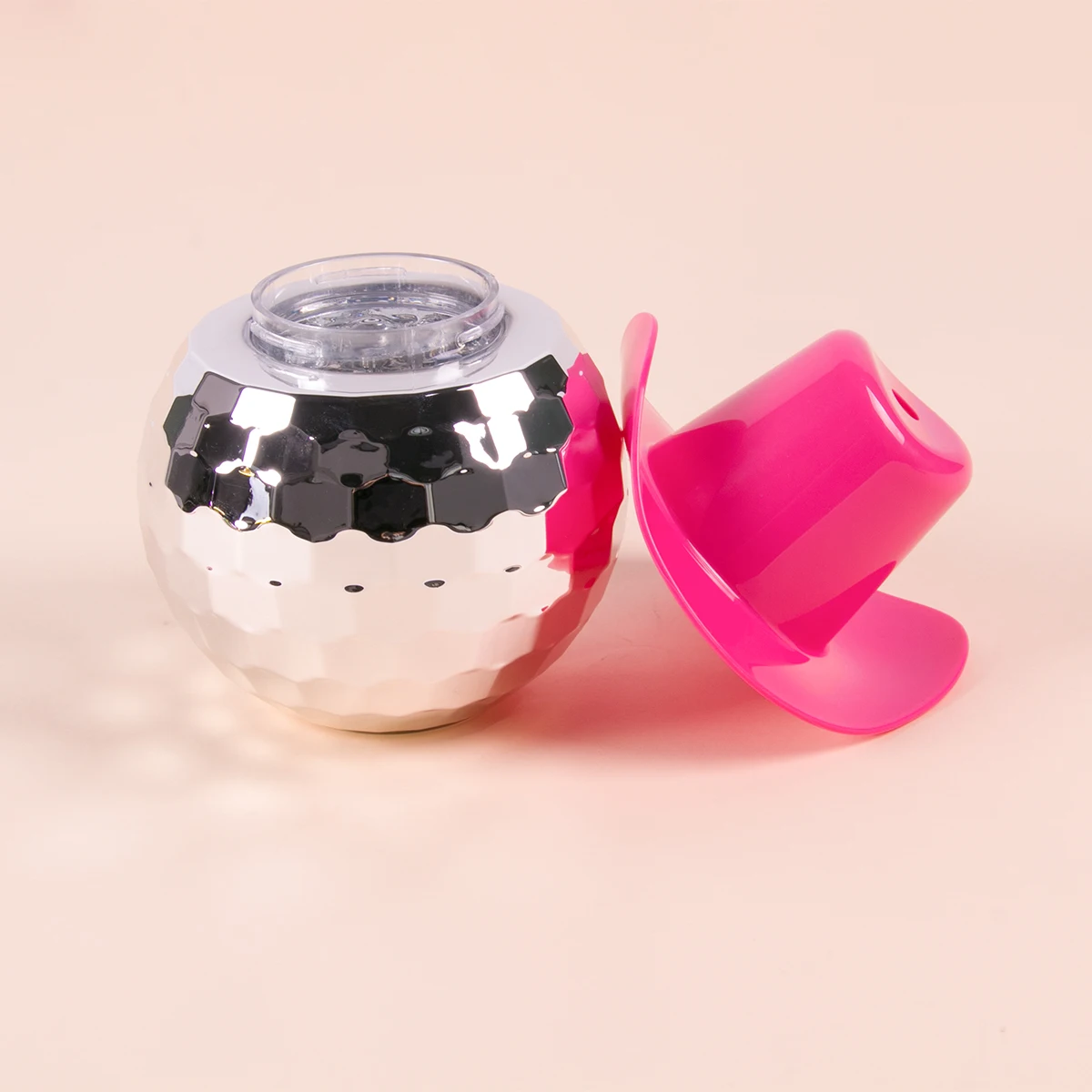 Disco Ball Cups Pink Cowgirl Hat Mirror Party Cup with Straws Bachelorette Party supplies 70s Bar Dance Disco Party Decoration