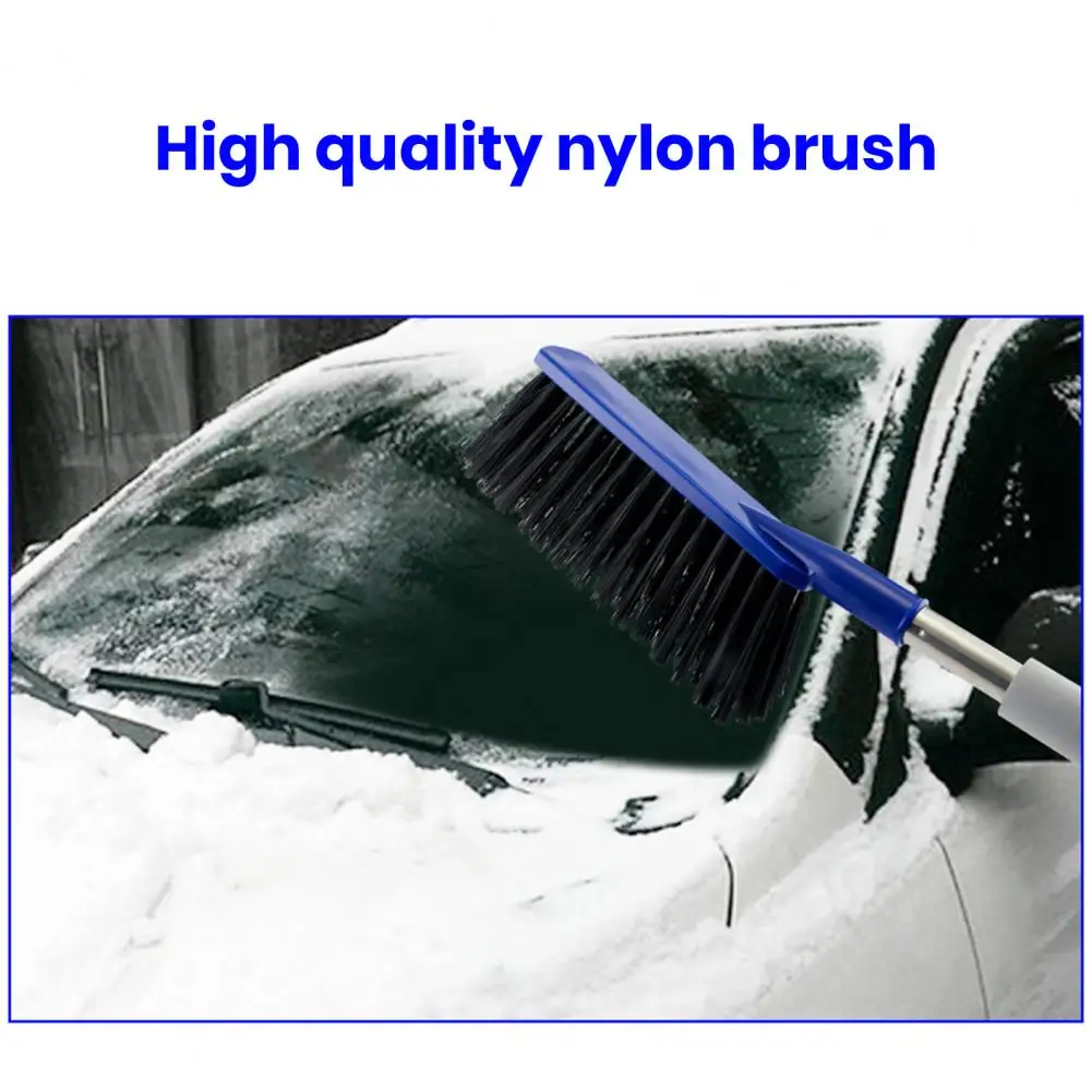 

Multi-functional Snow Removal Tool Premium Car Snow Brush Ice Scraper Durable Aluminum Alloy Handle Eva Sponge Grip Flexible