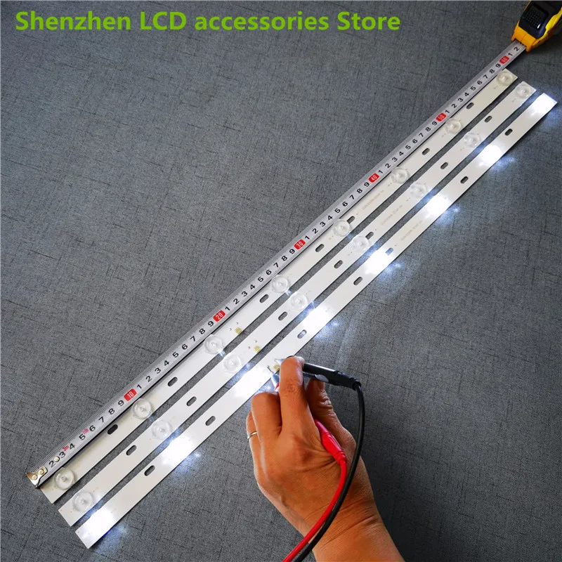 for  ZDJK315D08-ZC14F-04 32inch  aluminium 100%new  LCD TV backlight bar  589MM  6V