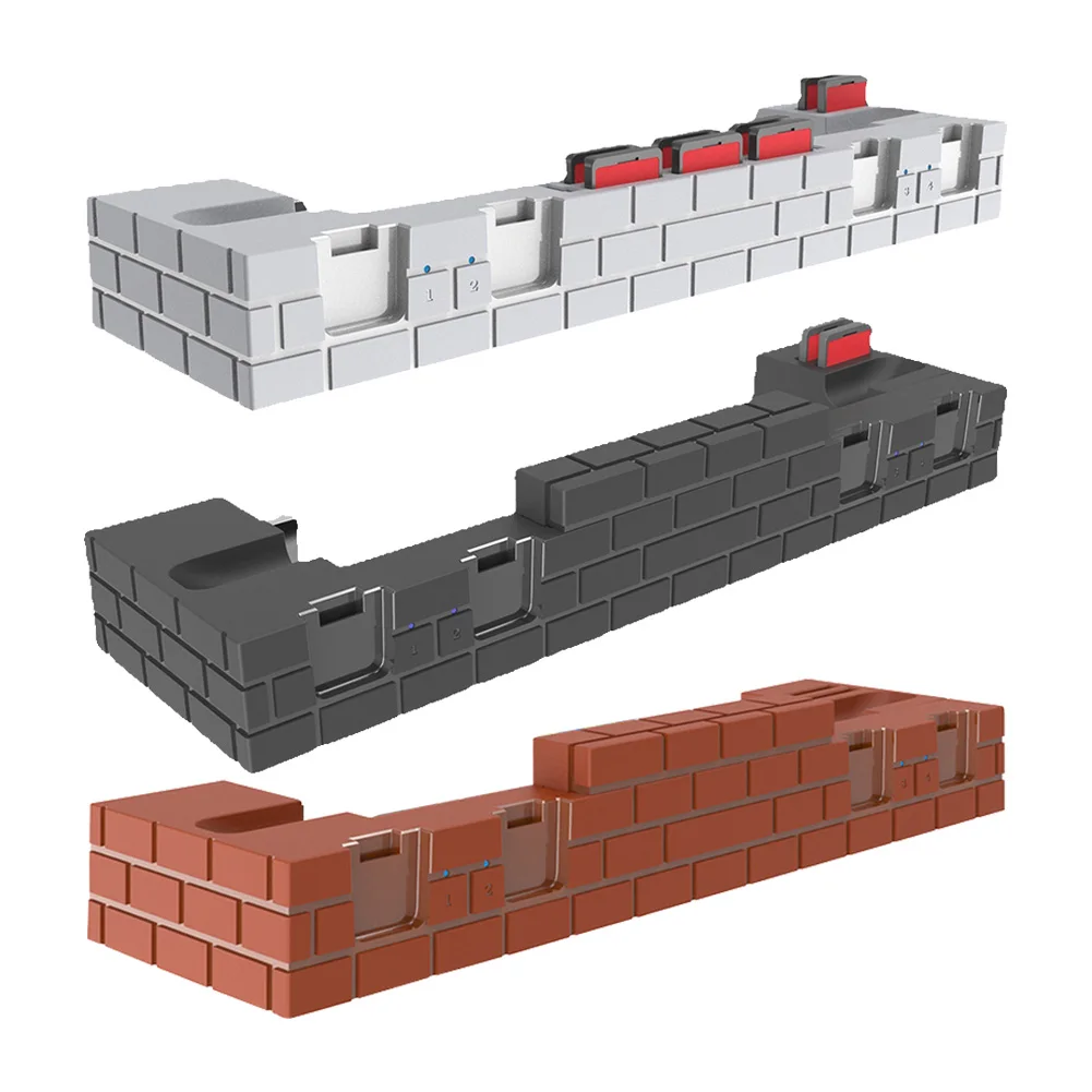 

Зарядная док-станция с 8 слотами для Nintendo Switch в форме кирпича, с 4 портами, подставка для зарядного устройства для Nintendo Switch Joy-con, аксессуары