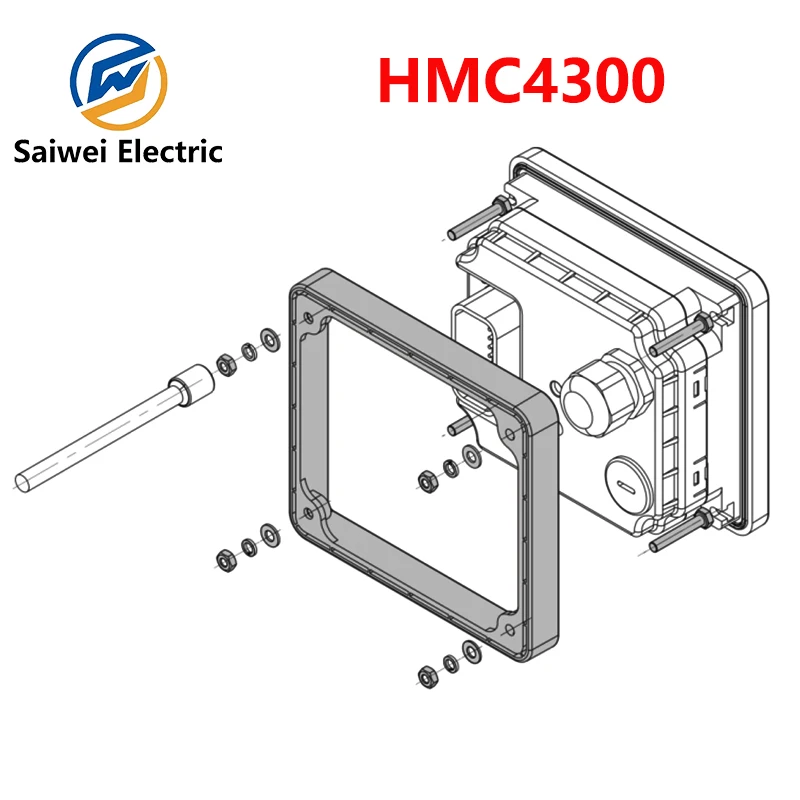 Smartgen HMC4300 Marine Diesel Engine Controller 4.3-inch Screen+RS485+CAN BUS+Cloud Monitoring