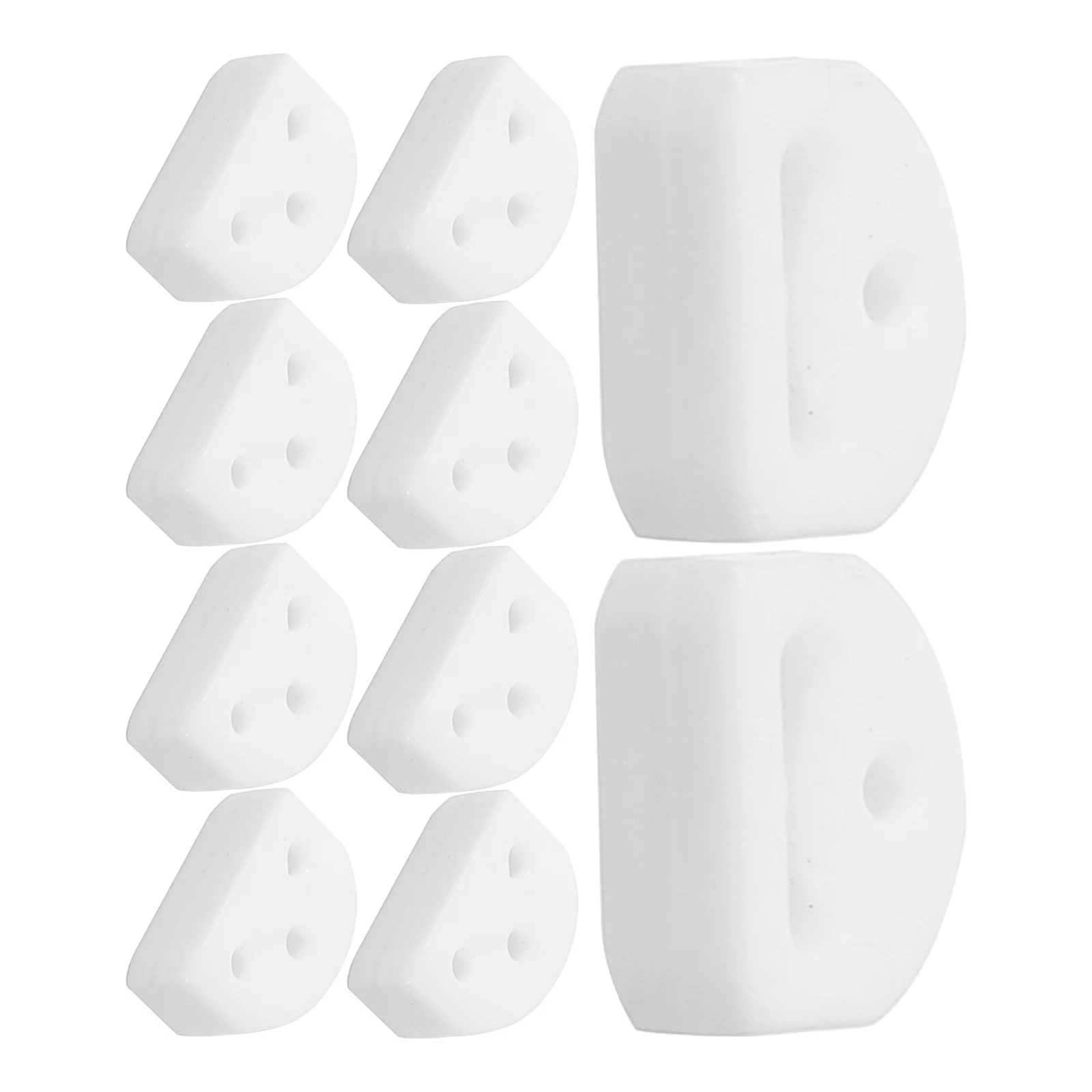 

12 Pcs Guitar String Nails Acoustic Parts and Accessories Holder Musical Instrument Kit White Lock Buckle