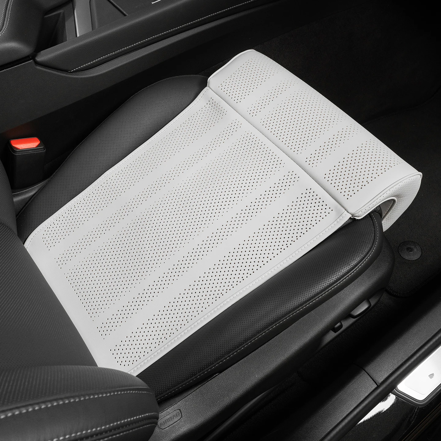 For Toyota Yaris Vitz 2006 2007 2008 2009 2010 2011 Universal Car Leg Support Pillow Extension Pad Leather Accessories view 5