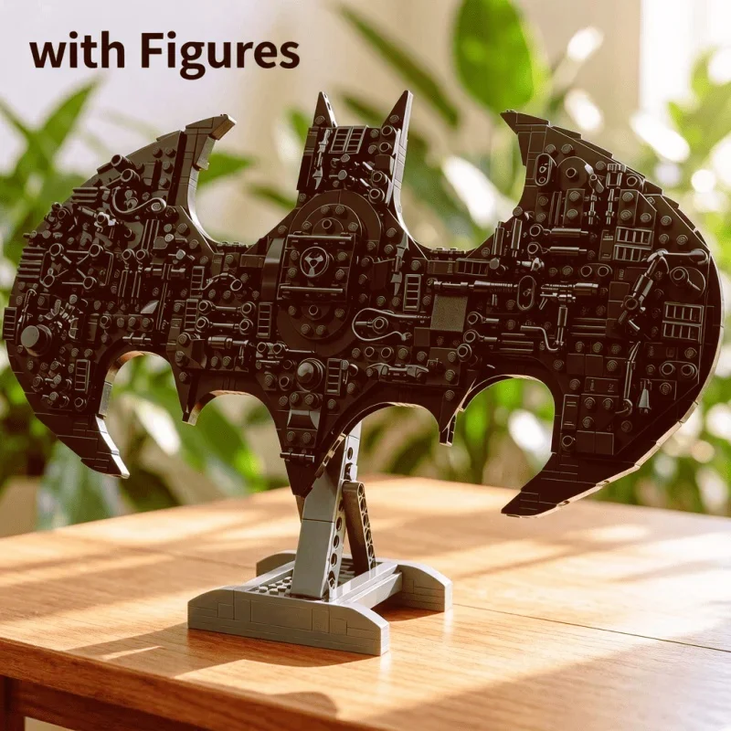 3D Wall Display Model 76330 Super Hero Mask Emblem Blocks 678PCS DIY Assembly Toys Practical STEM Gifts for Adults Birthday view 3