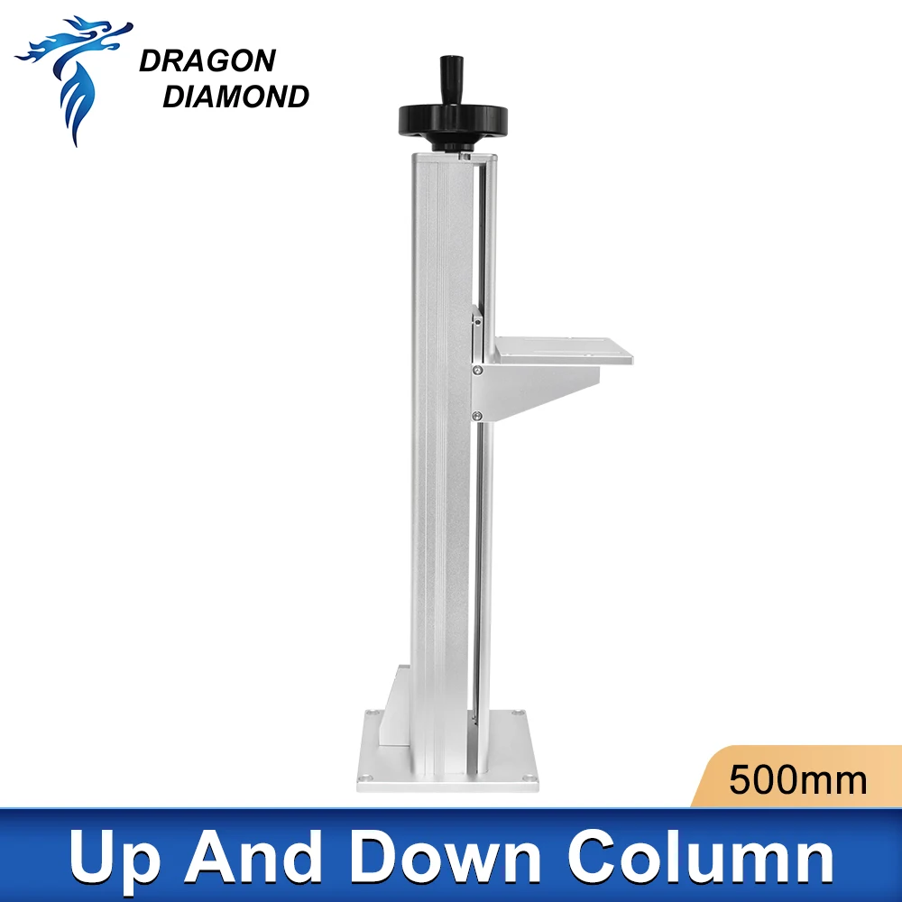 

1 шт. 500 мм Ручной подъемный столик (колонна) по оси Z для лазерной маркировочной машины CO2