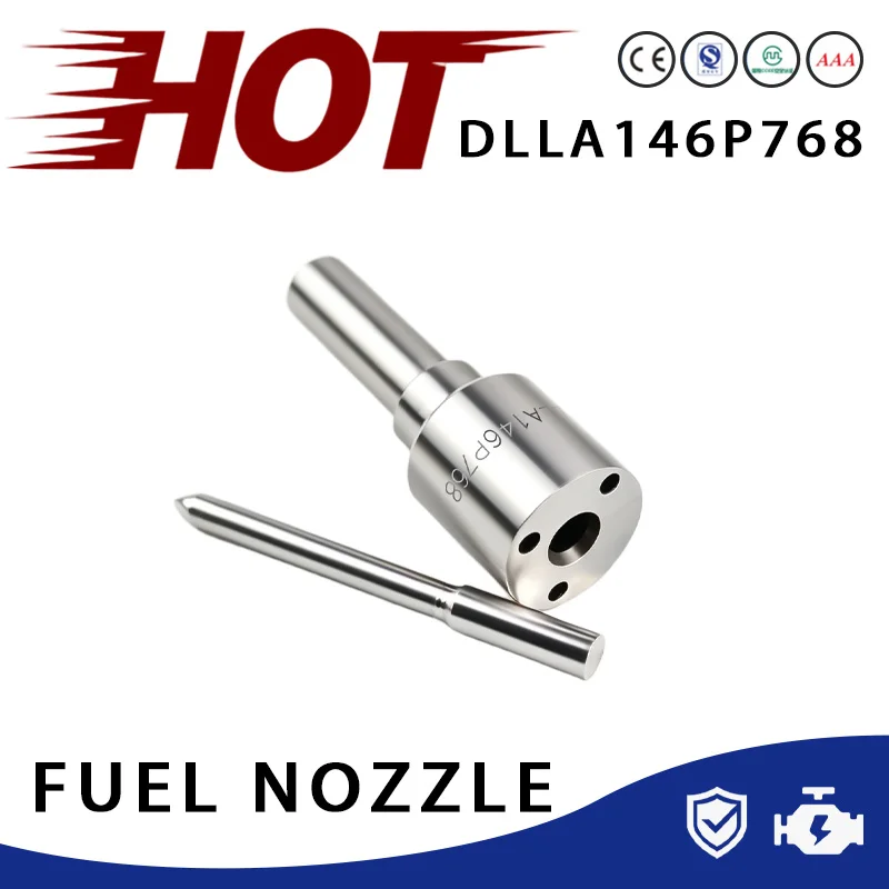 DLLA146P768 Flat Head Diesel Engine Fuel Nozzle Automotive Precision Fuel Injection Replacement Engine Maintenance Parts LI2042