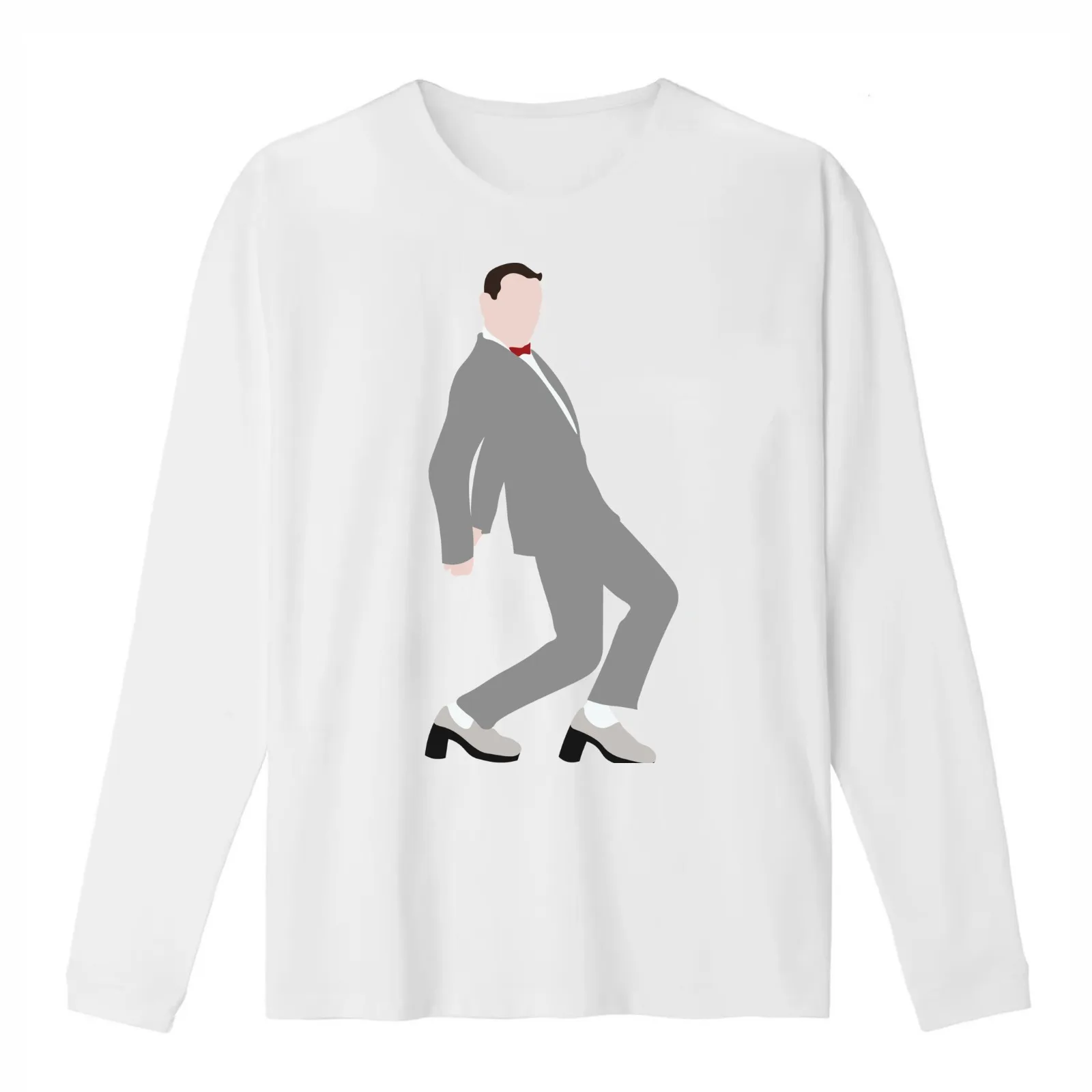 Pee Wee T-Shirt Summer Casual Cotton Tee Oversized Streetwear Tops Vintage Graphic Print Loose Fit Short Sleeve 100% Cotton
