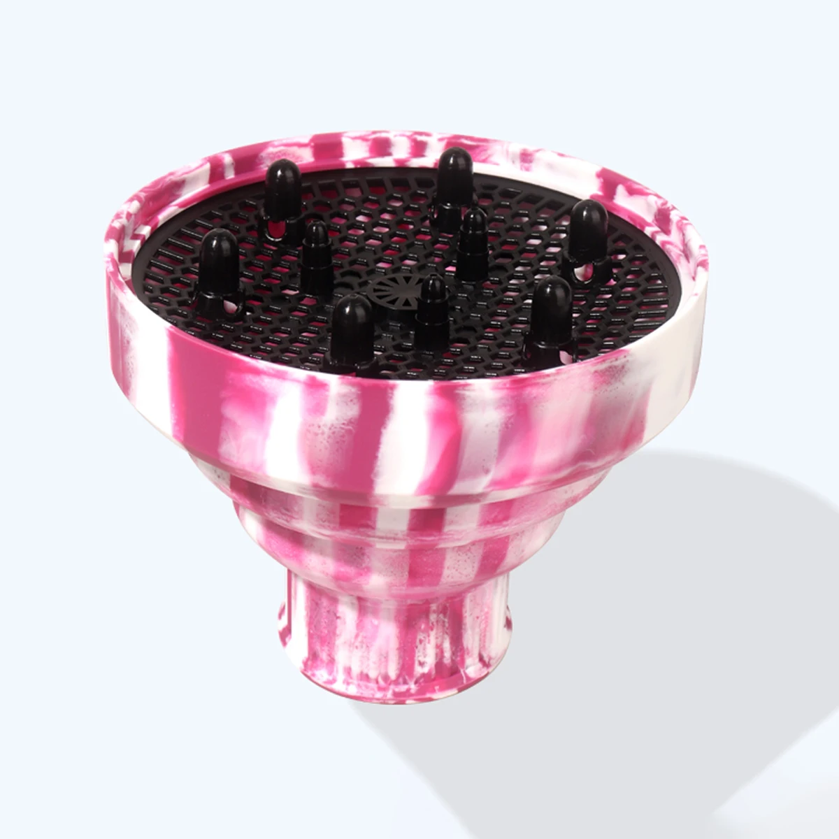 قطعة واحدة من غطاء ناشر مجفف الشعر السميك المقاوم للحرارة من السيليكون القابل للطي، ملحقات مجفف الشعر الخاصة بشعر مستعار حقيقي #2